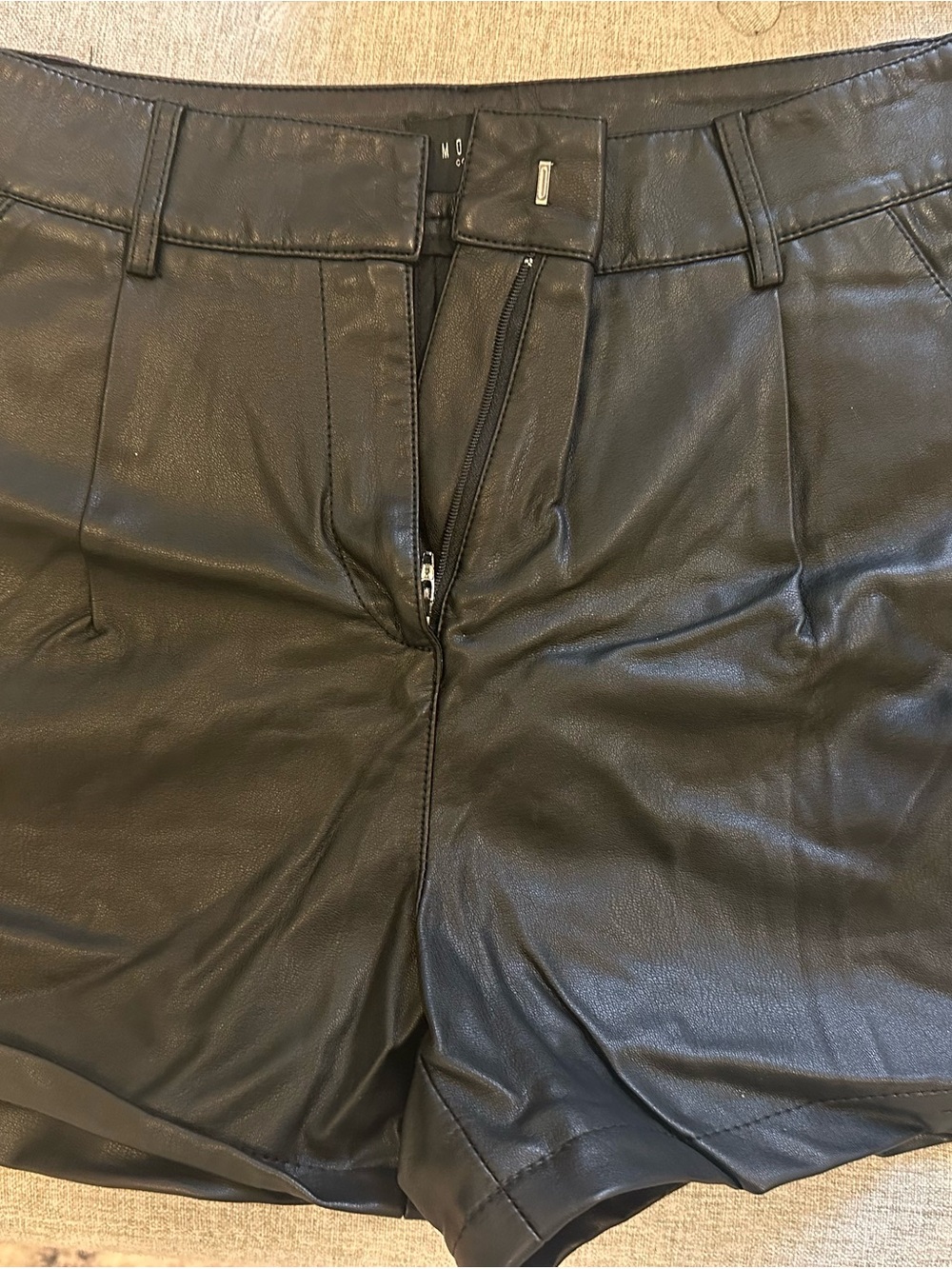 Mohito Collection Faux Leather Shorts